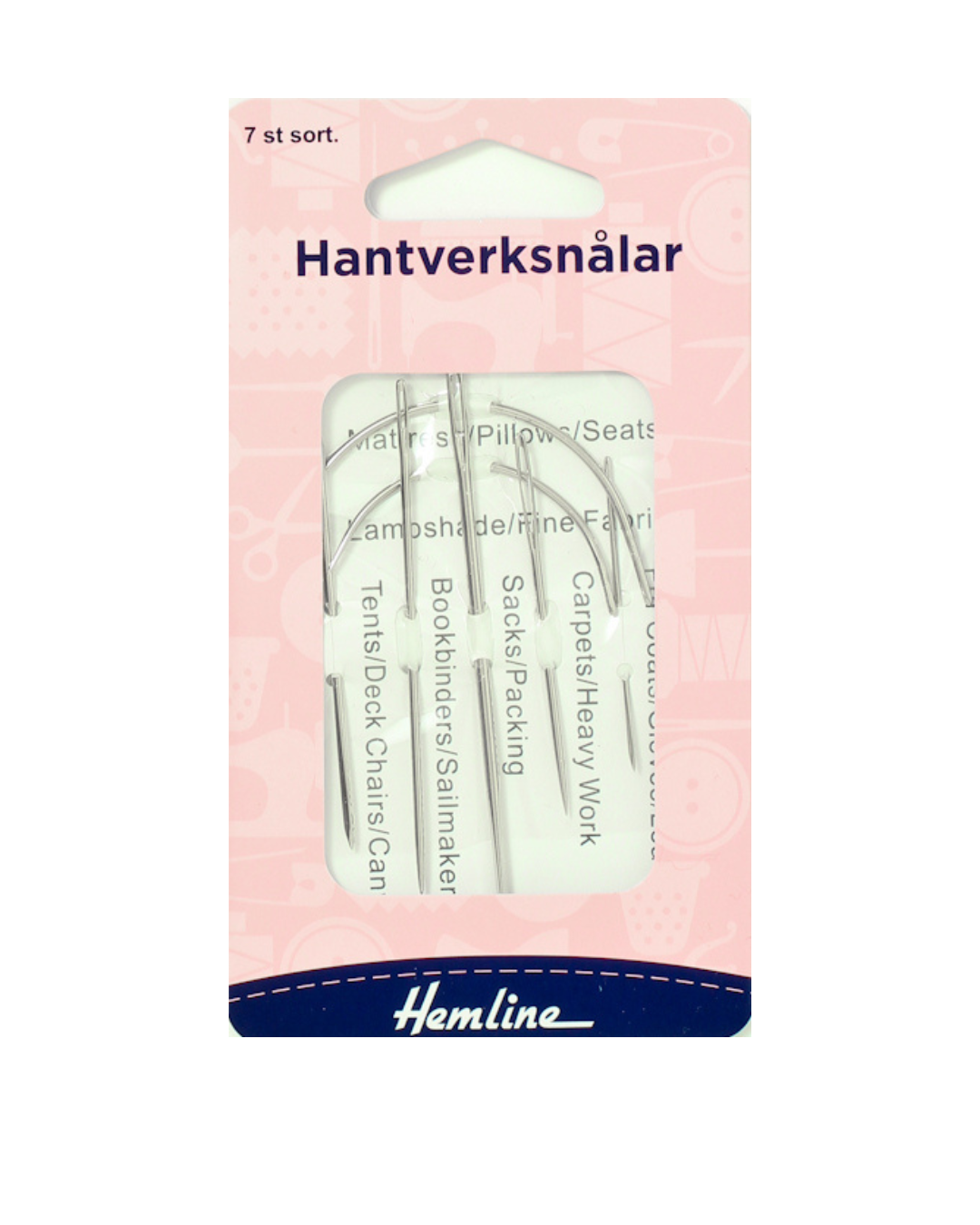 Hantverksnålar 7st