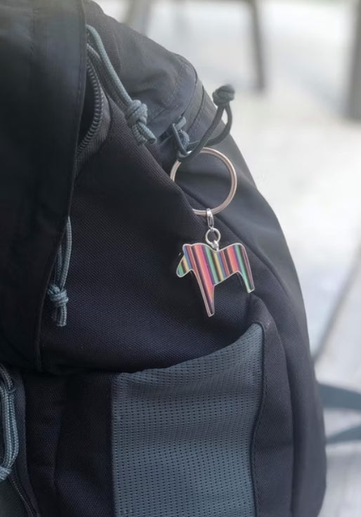 AV Keyring dalahorse stripes