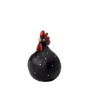 NG Höna svart  H 5,2 cm
