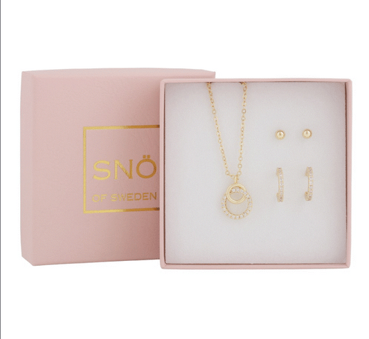 SNÖ Malne necklace set 1 gold