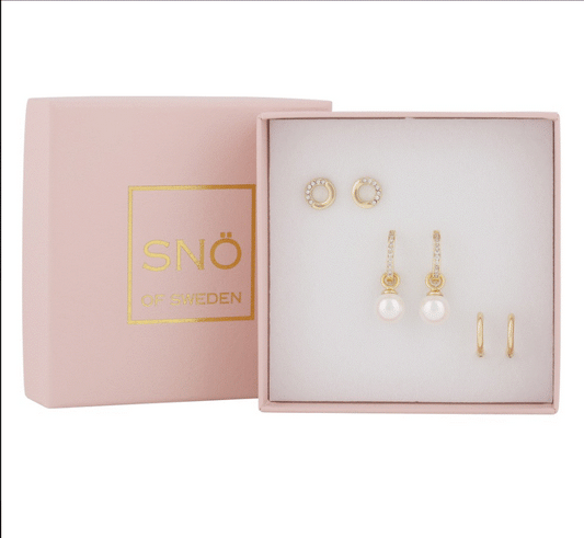 Snö Malne earring set 2 gold