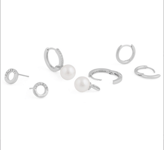 Snö Malne earring silver set