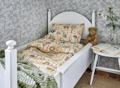 ABC Bäddset 2-dels gul - sängkläder