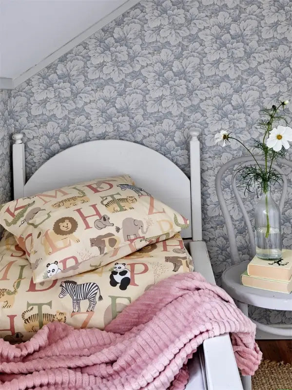 ABC djur Bäddset 2-dels spjälsäng 100x130cm Gul - Barn