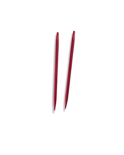 Ändstickor 6,5 mm 13cm röd Stickor