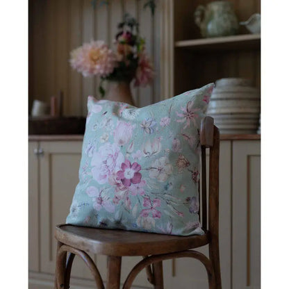 Alma kuddfodral grön 48x48 - Kuddfodral