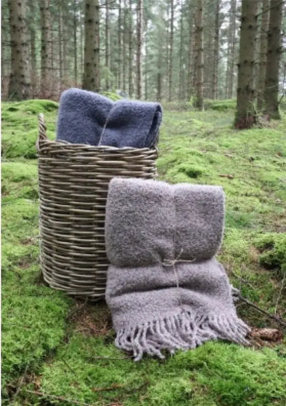 Åre Ullpläd Mörkgrå - Pläd