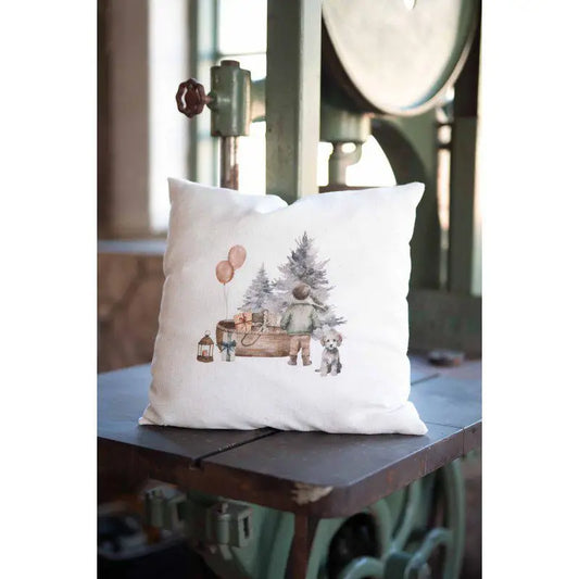 August kuddfodral natur 45x45 cm - Kuddfodral