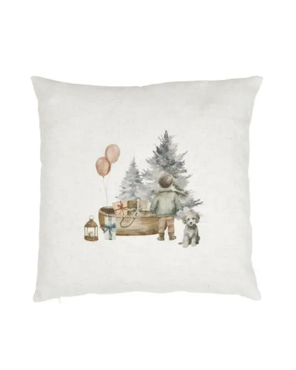 August kuddfodral natur 45x45 cm - Kuddfodral