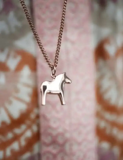 AV Dalahäst halsband rose - Halsband