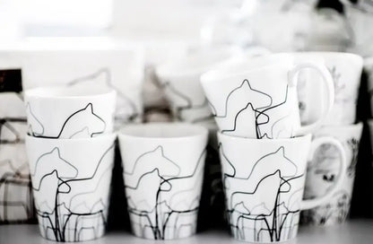 AV Dalahäst mugg utan öra - Kaffekopp