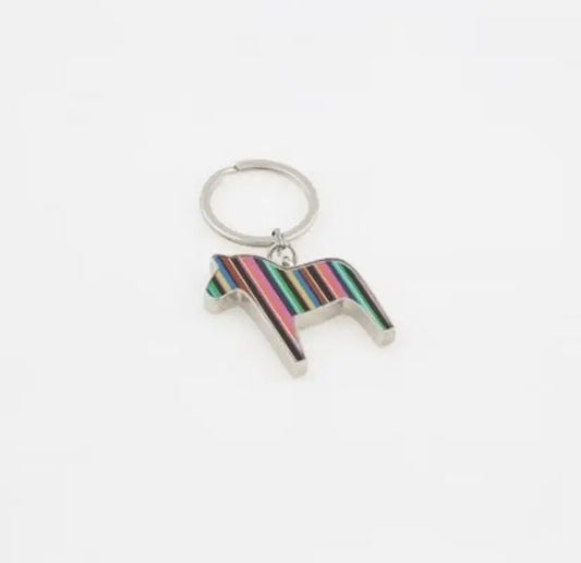AV Keyring dalahorse stripes - Nyckelring