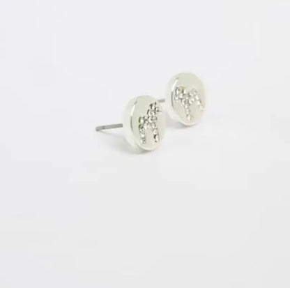 AV Nordic crystal ear silver - Örhänge