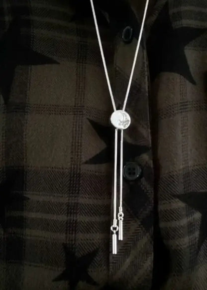 AV Nordic crystal neck silver - Halsband