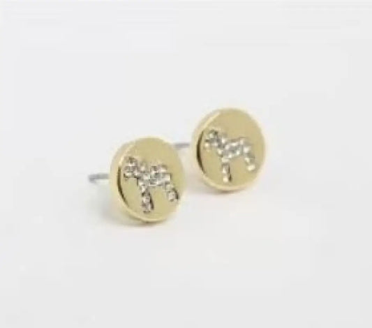 AV Nordic crystal stick ear gold 63097 - Örhänge