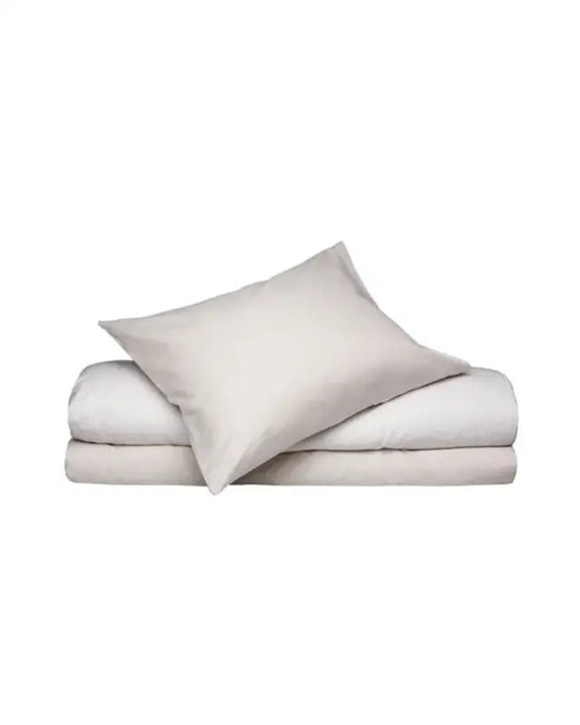 Babypåslakan Runmarö 2-dels linne/vit - Baby