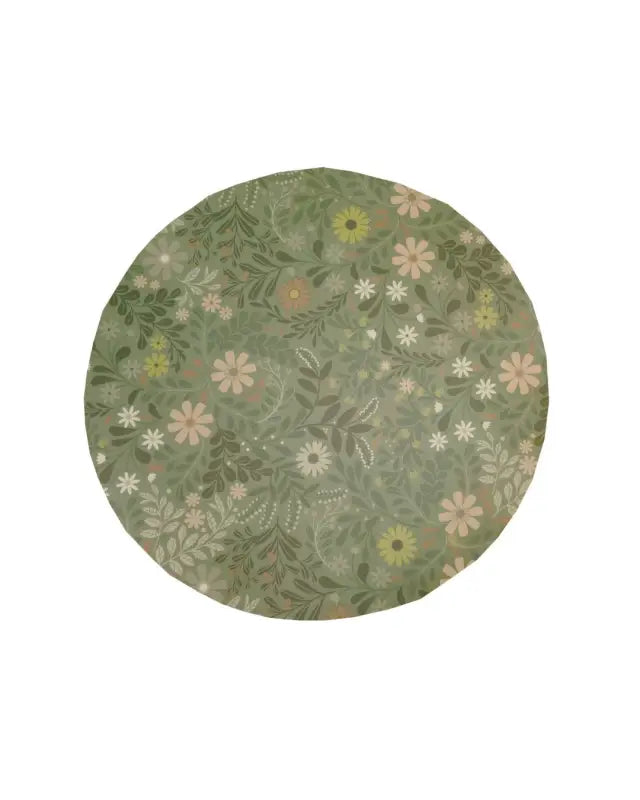 Backa plasttablett rund 38 cm grön - Bordstablett