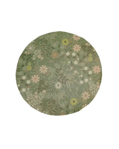 Backa plasttablett rund 38 cm grön - Bordstablett