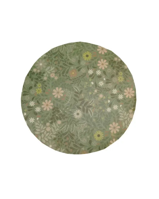 Backa plasttablett rund 38 cm grön - Bordstablett