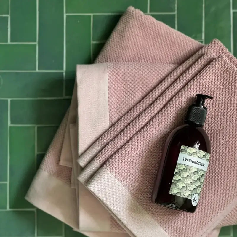 Badlakan Saltö 70x130cm rosa - Textil