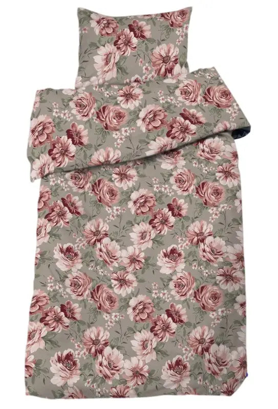 Bäddset 2-dels Dagmar satin linne/rosa - Bäddset