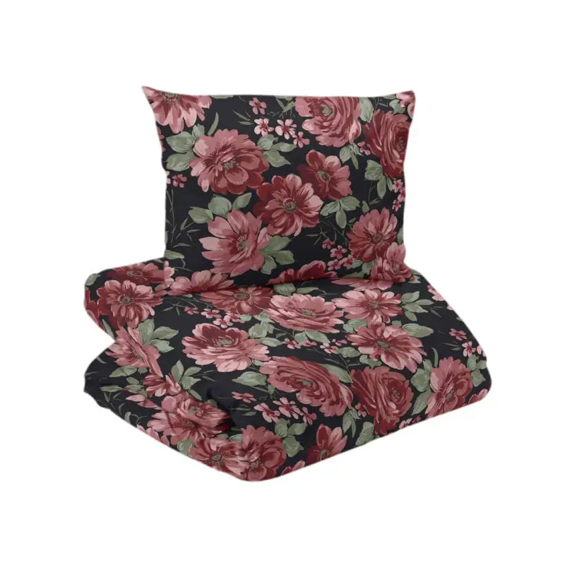 Bäddset 2-dels Dagmar satin svart - Bäddset