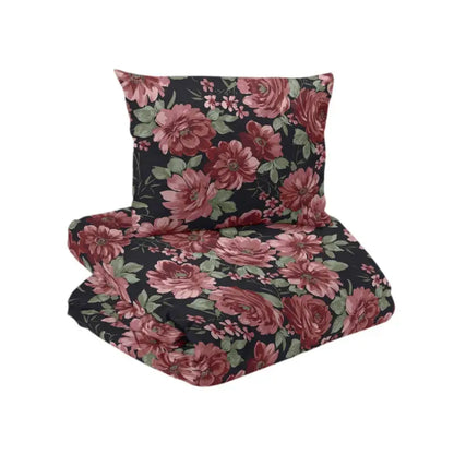 Bäddset 2-dels Dagmar satin svart - Bäddset