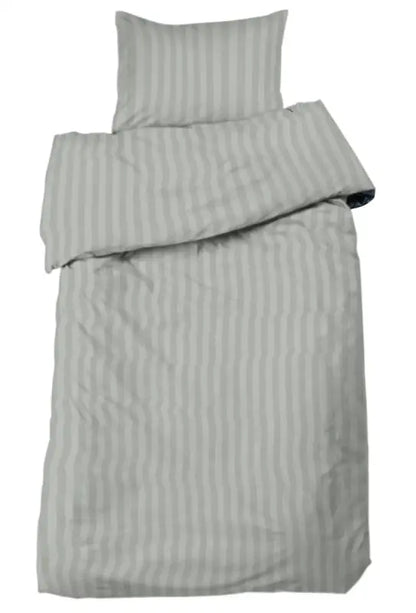 Bäddset Mirage satin 2-dels 150x210 ljusgrå - Bäddset