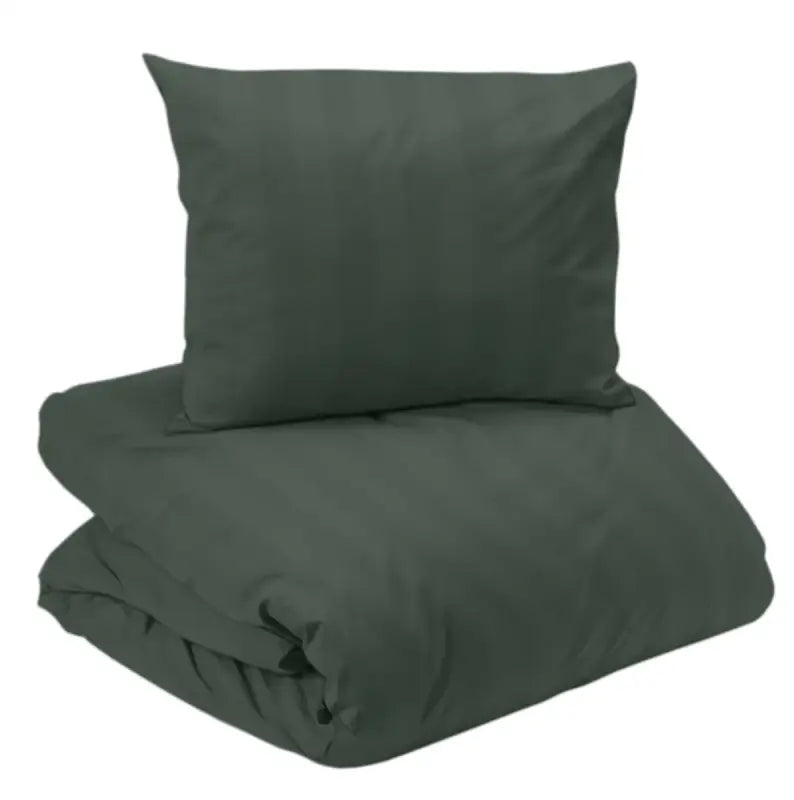 Bäddset Mirage satin 2-dels 150x210 mörkgrön - Bäddset