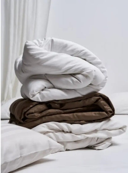 Bäddset Mirage satin 2-dels,150x210 vit - Bäddset