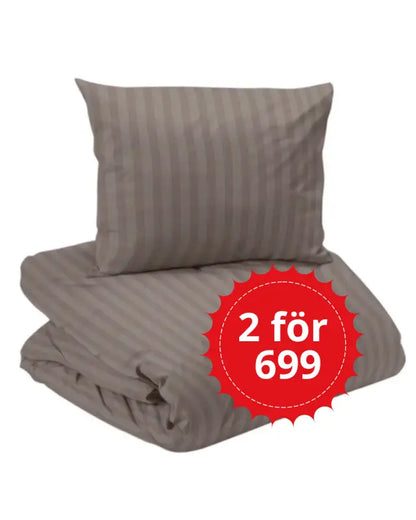 Bäddset Nina royal satin 2-set mullvad - Bäddset