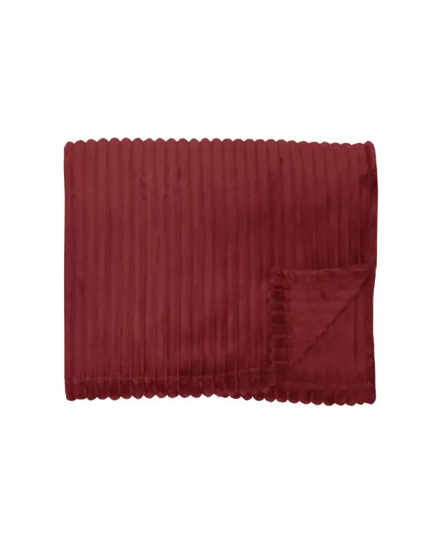 Baloo pläd 130x170cm vinröd - Inredning