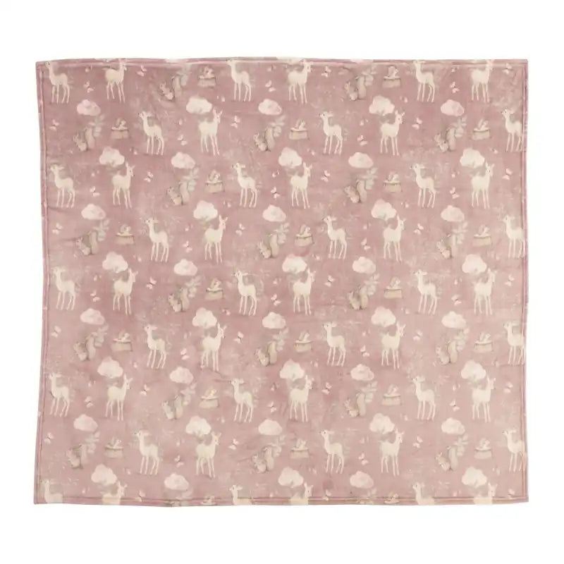 Bambi Pläd 130x150 cm rosa - Pläd
