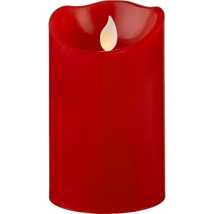 Blockljus LED med twinkle 12,5cm röd - Led