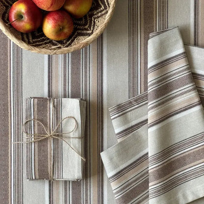 Boda Löpare 35x120 cm linne/sand/brun - Textil