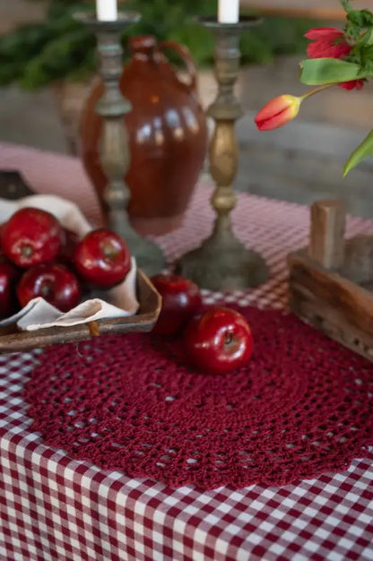 Britta tablett röd 38cm - Bordstablett