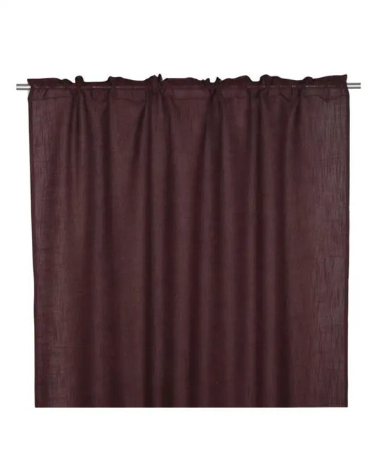 Brooklyn Gardinlängder 2 pack 140x250 cm vinröd Gardiner