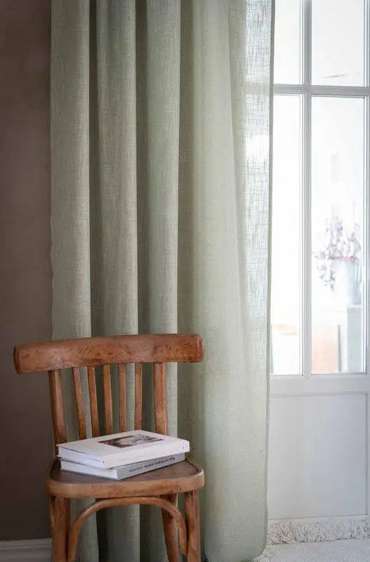 Brooklyn Gardinlängder 2-pack 140x250cm Ljusgrön - Gardiner