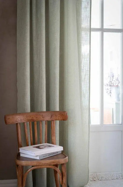 Brooklyn Gardinlängder 2-pack 140x250cm Ljusgrön - Gardiner