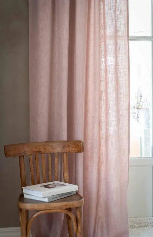 Brooklyn Gardinlängder 2-pack 140x250cm Ljusrosa - tyg