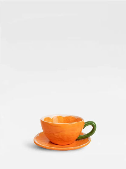 Byon Cup and plate Mandarie - Kaffekopp