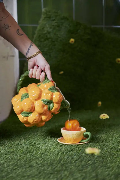 Byon Cup and plate Mandarie - Kaffekopp