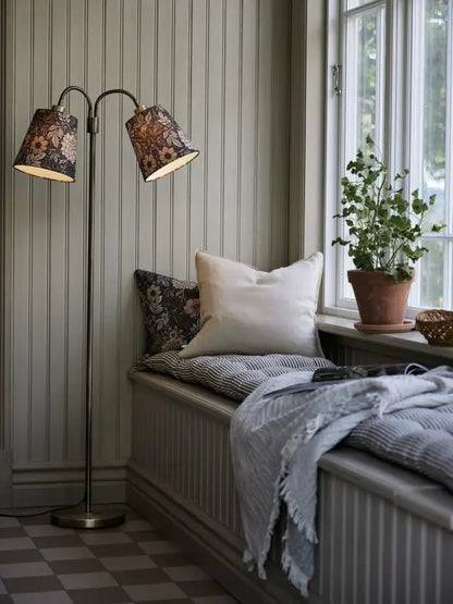 Cia Toppringskärm Dahlia brun 20 cm - Lampskärm