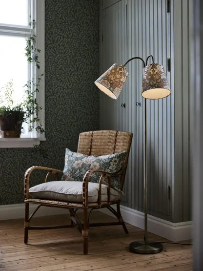 Cia Toppringskärm Dahlia grön 20 cm - Lampskärm