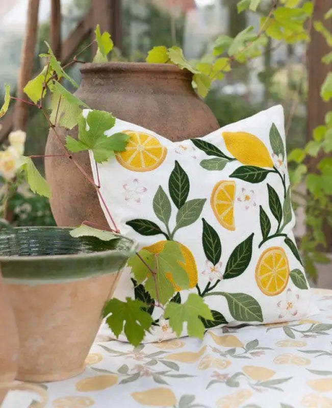 Citron Kuddfodral 48x48 cm - Inredning