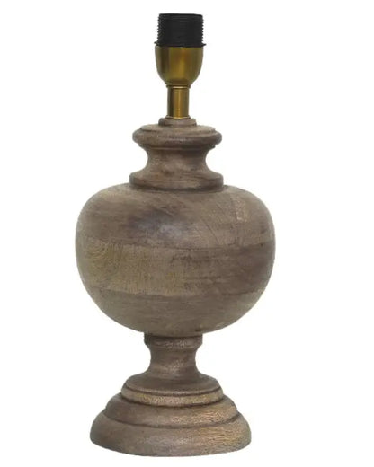 Clark fot Natural Wood - Lampfot