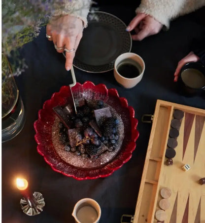 Dagny djupt fat medium vinröd - Skålar