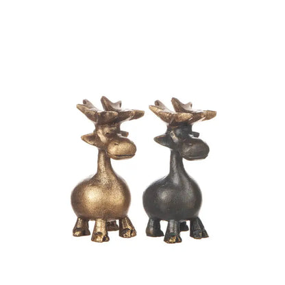 DD Älg stående i poly 12 cm - Älg