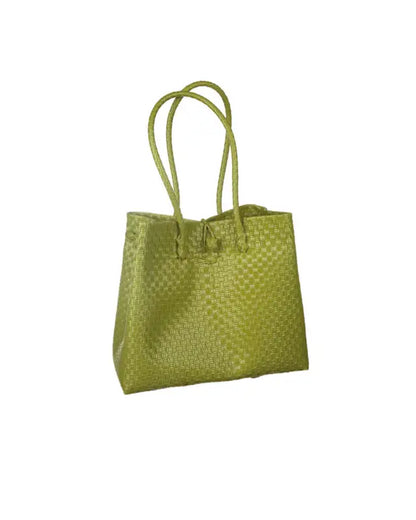 DD Flätad väska grön stor - Väska