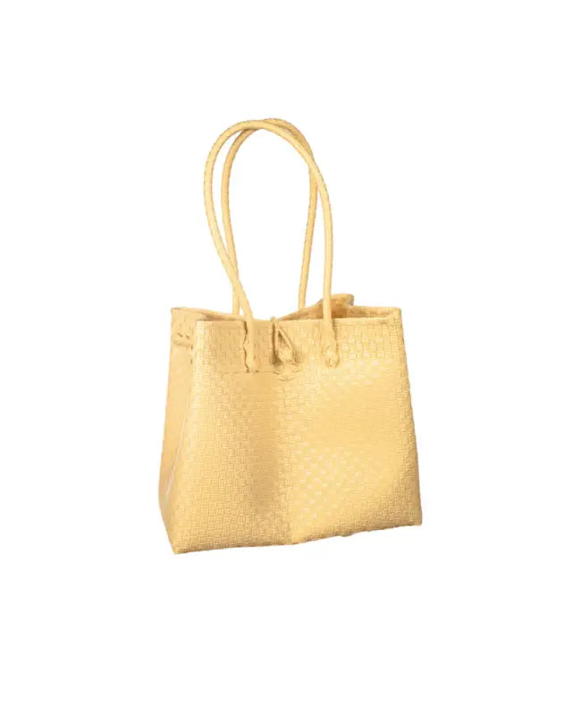 DD Flätad väska gul stor - Väska